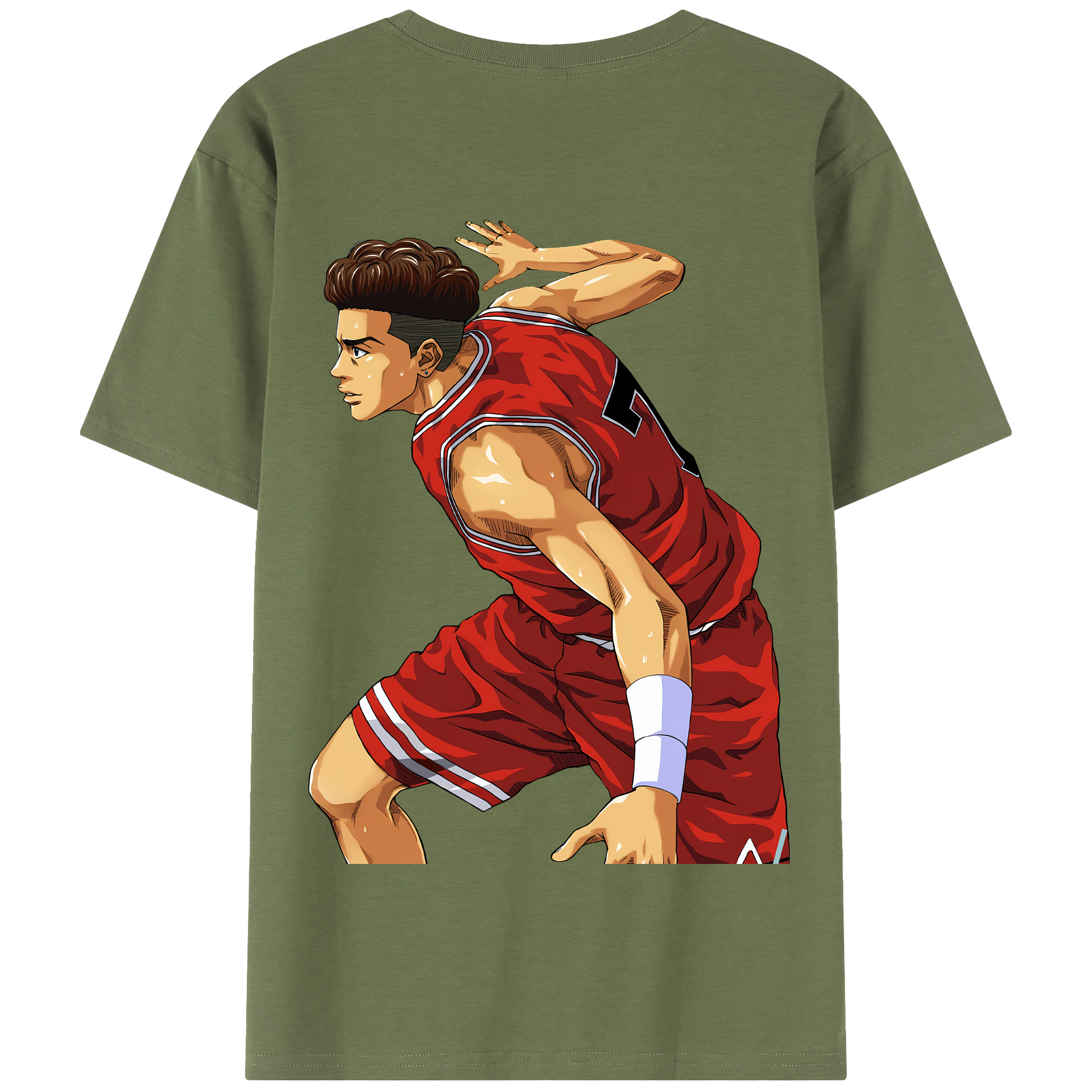 SLAM DUNK／スラムダンク 綿100％半袖Tシャツ（背面プリント）